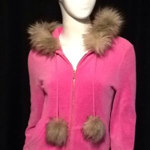 Juicy Couture velour zip up